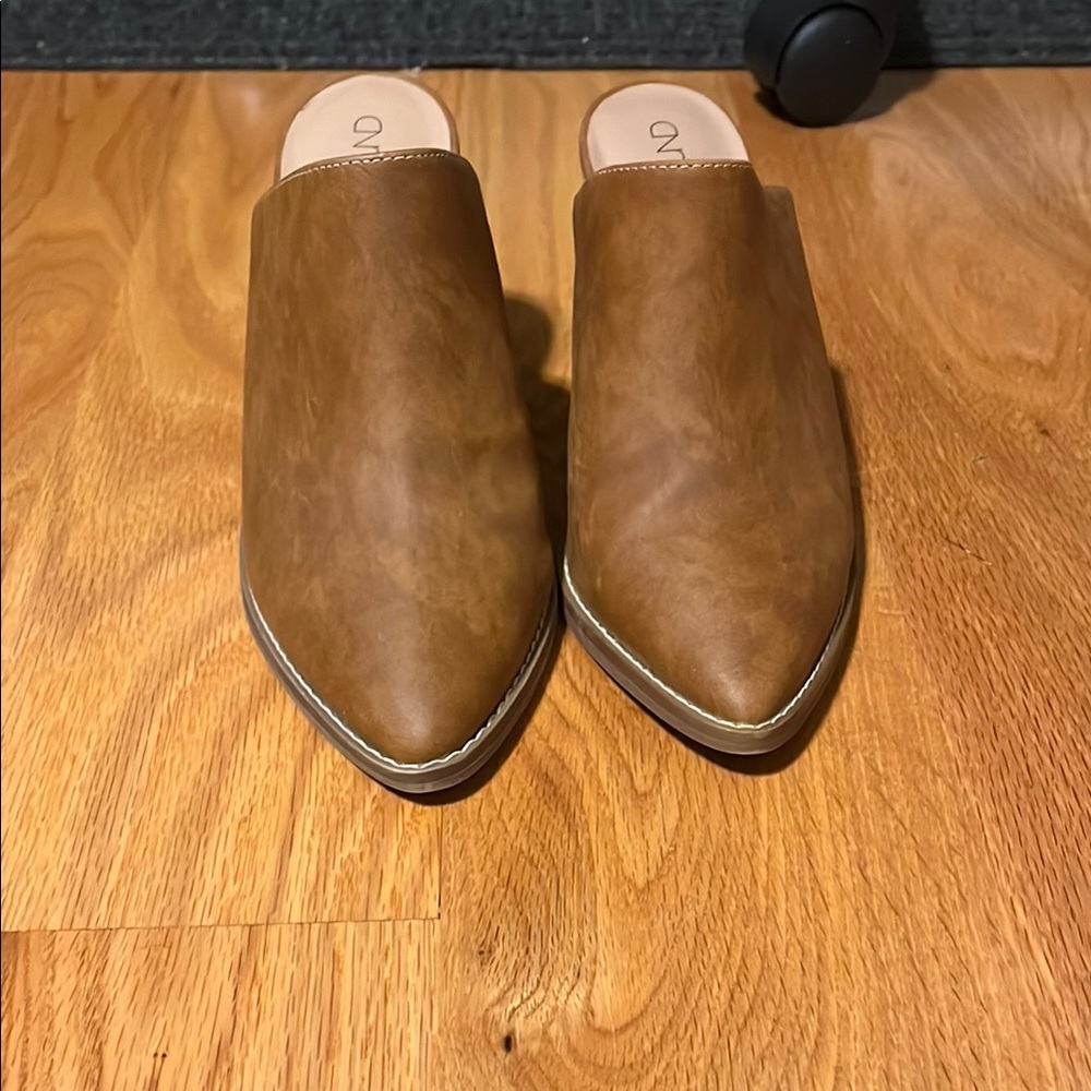 Chic Brown Mules